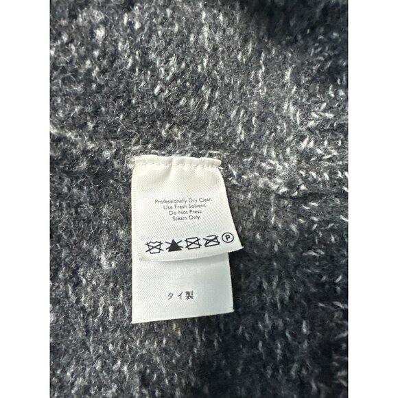 Eddie Bauer Gray Crewneck Knit Wool Blend Sweater With Red Trim Men's Size XXL - Picture 9 of 12